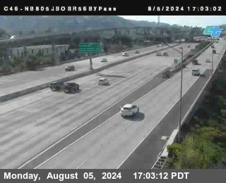 NB 805 at NB 805/5 Merge