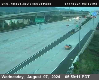 NB 805 at NB 805/5 Merge