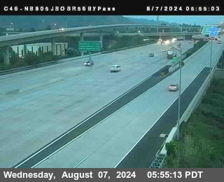 NB 805 at NB 805/5 Merge