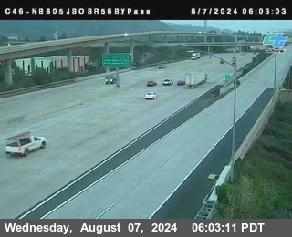 NB 805 at NB 805/5 Merge