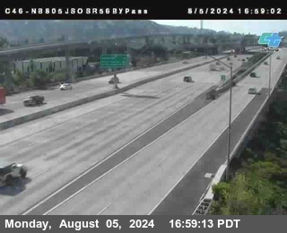 NB 805 at NB 805/5 Merge