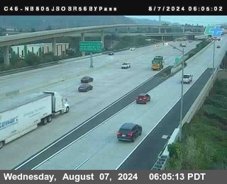 NB 805 at NB 805/5 Merge