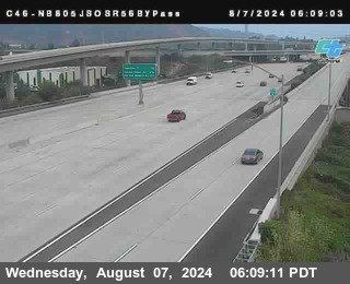 NB 805 at NB 805/5 Merge