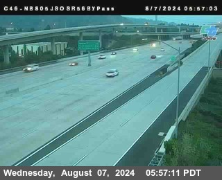 NB 805 at NB 805/5 Merge