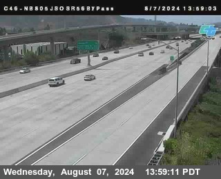 NB 805 at NB 805/5 Merge