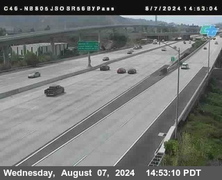 NB 805 at NB 805/5 Merge