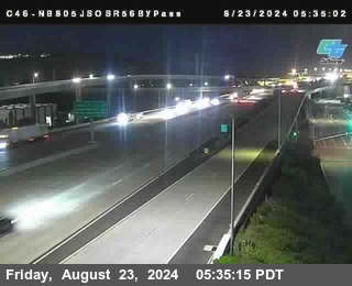 NB 805 at NB 805/5 Merge