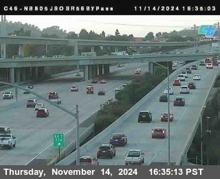 NB 805 at NB 805/5 Merge