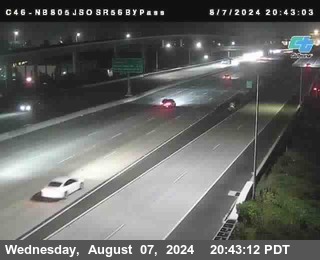 NB 805 at NB 805/5 Merge