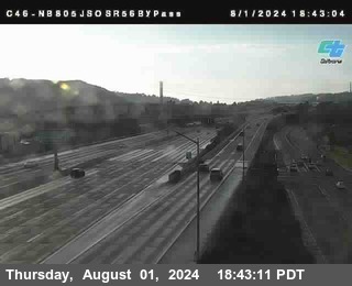 NB 805 at NB 805/5 Merge