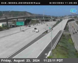 NB 805 at NB 805/5 Merge