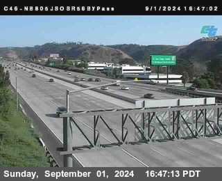 NB 805 at NB 805/5 Merge