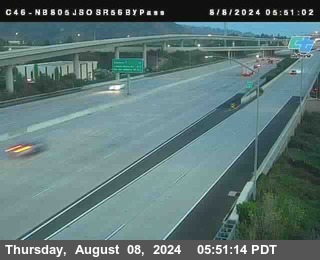 NB 805 at NB 805/5 Merge