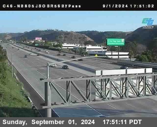 NB 805 at NB 805/5 Merge