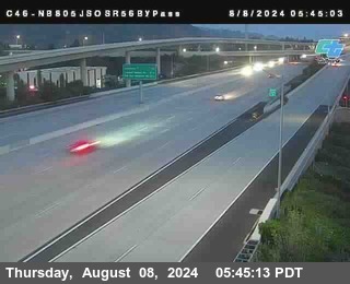 NB 805 at NB 805/5 Merge