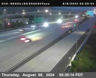 NB 805 at NB 805/5 Merge