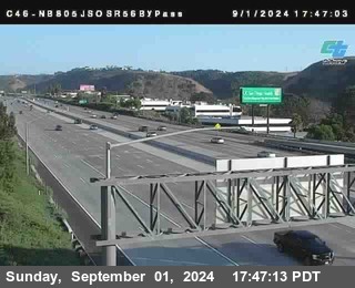 NB 805 at NB 805/5 Merge