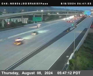 NB 805 at NB 805/5 Merge