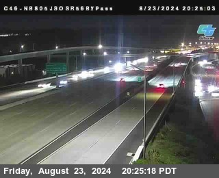 NB 805 at NB 805/5 Merge