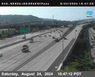 NB 805 at NB 805/5 Merge