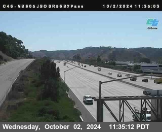 NB 805 at NB 805/5 Merge