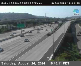 NB 805 at NB 805/5 Merge