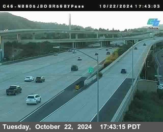 NB 805 at NB 805/5 Merge