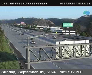 NB 805 at NB 805/5 Merge