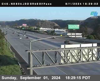 NB 805 at NB 805/5 Merge