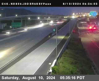 NB 805 at NB 805/5 Merge