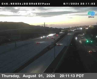 NB 805 at NB 805/5 Merge