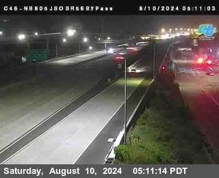 NB 805 at NB 805/5 Merge