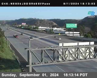 NB 805 at NB 805/5 Merge