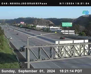 NB 805 at NB 805/5 Merge