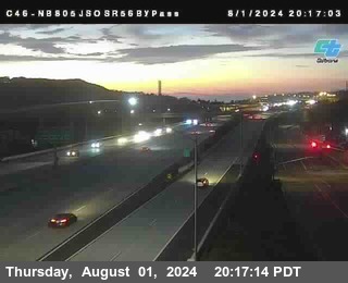 NB 805 at NB 805/5 Merge