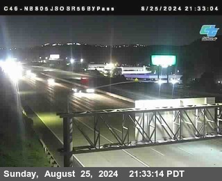 NB 805 at NB 805/5 Merge