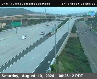 NB 805 at NB 805/5 Merge