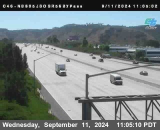 NB 805 at NB 805/5 Merge