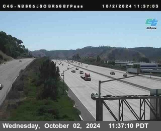 NB 805 at NB 805/5 Merge