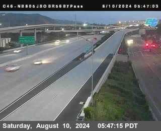 NB 805 at NB 805/5 Merge