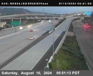 NB 805 at NB 805/5 Merge