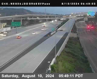 NB 805 at NB 805/5 Merge