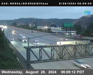 NB 805 at NB 805/5 Merge