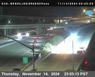 NB 805 at NB 805/5 Merge