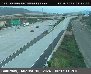 NB 805 at NB 805/5 Merge