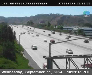 NB 805 at NB 805/5 Merge