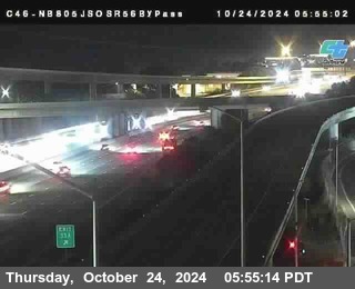 NB 805 at NB 805/5 Merge