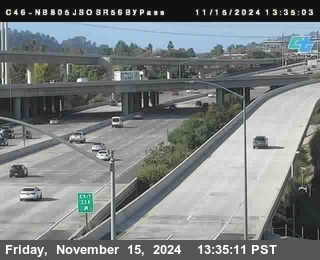 NB 805 at NB 805/5 Merge