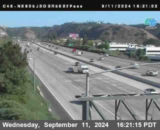 NB 805 at NB 805/5 Merge