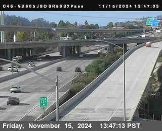 NB 805 at NB 805/5 Merge